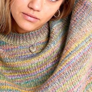 Urban Outfitters - Agatha Balloon Sleeve (Small) Crewneck Sweater